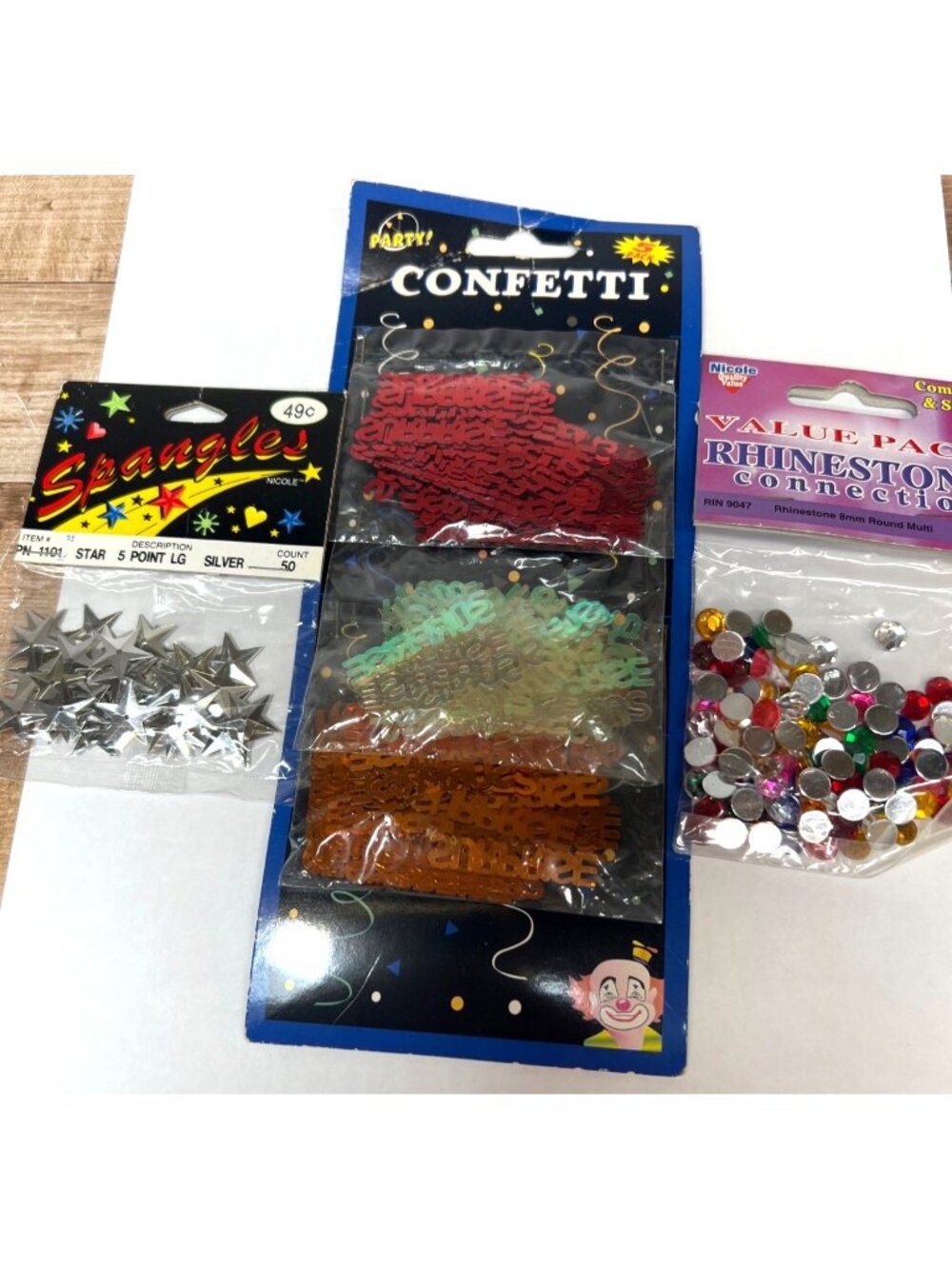 Assorted Craft Supplies: Table Scatter Party Confetti Perfect For DIY Projects
